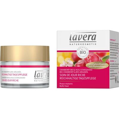 Lavera - Rich Cranberry - Cranberry - Aceite de Argán - Crema de Día Lavera - Rich Cranberry - Cranberry - Aceite de Argán - Crema de Día