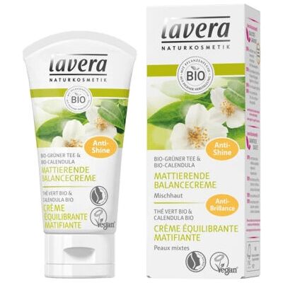 Lavera Crema Matificante de Té Verde para Rostro y Cuello Lavera Crema Matificante de Té Verde para Rostro y Cuello
