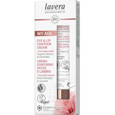 Lavera Mi Edad Crema Orgánica para Ojos y Labios - 15ml Lavera Mi Edad Crema Orgánica para Ojos y Labios - 15ml