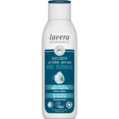 Lavera - Basis Sensitiv - Lait - 250 ml - Lotion pour le corps Lavera - Basis Sensitiv - Lait - 250 ml - Lotion pour le corps