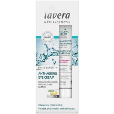 Lavera Basis Sensitiv Q10 Crema occhi - 15ml - Anti-Aging, Idratante, Vegana Lavera Basis Sensitiv Q10 Crema occhi - 15ml - Anti-Aging, Idratante, Vegana
