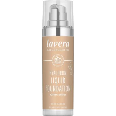 Lavera Hyaluron Flüssig Foundation - Natural Ivory - Mittlere Deckkraft Lavera Hyaluron Flüssig Foundation - Natural Ivory - Mittlere Deckkraft