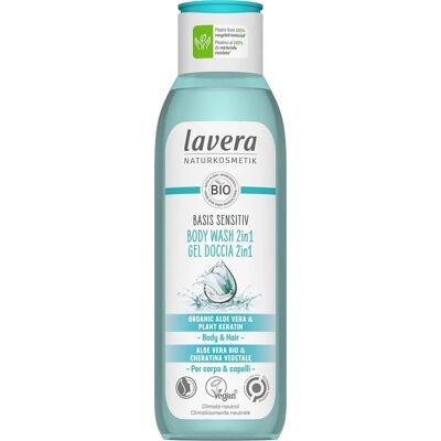Lavera Marca 250ml - Gel de Ducha y Champú para Piel Sensible Lavera Marca 250ml - Gel de Ducha y Champú para Piel Sensible