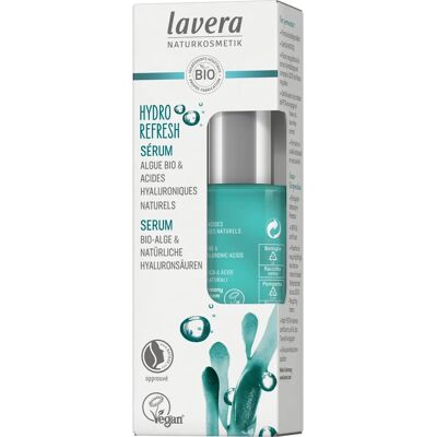 Lavera Hydro Refresh Serum - mit Algen und Hyaluronsäure - Effektive Hydratation - Vegan - Naturkosmetik - 30 ml Lavera Hydro Refresh Serum - mit Algen und Hyaluronsäure - Effektive Hydratation - Vegan - Naturkosmetik - 30 ml