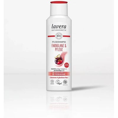 Lavera Shampoo Brillance & Soin - Soin naturel pour cheveux colorés - Publicité Lavera Shampoo Brillance & Soin - Soin naturel pour cheveux colorés - Publicité