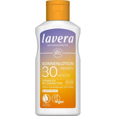 Lavera Sensitive Sonnenlotion LSF 30 - Sonnenschutz Lavera Sensitive Sonnenlotion LSF 30 - Sonnenschutz