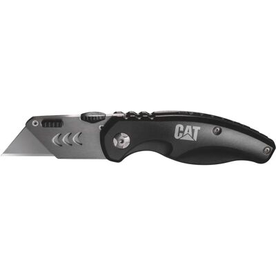 Coltello Multiuso CAT 106302 - Pieghevole, Manico in alluminio, Cambio rapido lama Coltello Multiuso CAT 106302 - Pieghevole, Manico in alluminio, Cambio rapido lama