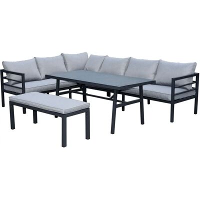 BELLAVISTA Maia Loungeset - Ecklounge, 7 Sitzplätze, Aluminium BELLAVISTA Maia Loungeset - Ecklounge, 7 Sitzplätze, Aluminium