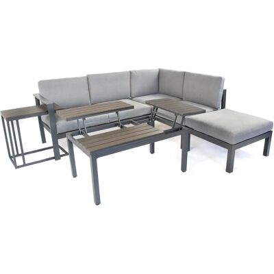 BELLAVISTA Braga Loungeset - 4 Sitze, Aluminium, Auflagen BELLAVISTA Braga Loungeset - 4 Sitze, Aluminium, Auflagen