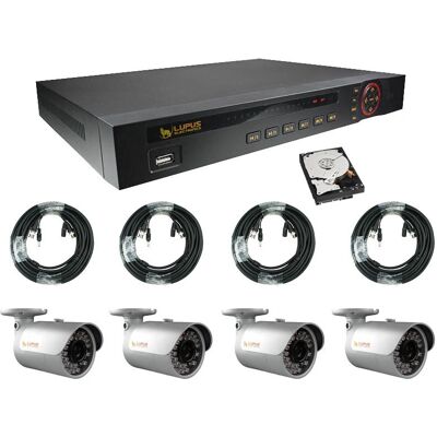 Lupus Electronics LUPUSCAM Kabelgebundenes Überwachungskit - Videoüberwachung Lupus Electronics LUPUSCAM Kabelgebundenes Überwachungskit - Videoüberwachung
