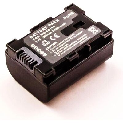 Batterie JVC BN-VG114 - 1200mAh - 3,7V - Lithium-Ion - Noir - Publicité Batterie JVC BN-VG114 - 1200mAh - 3,7V - Lithium-Ion - Noir - Publicité