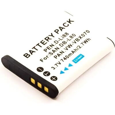 AGI Akku für Sanyo Xacti VPC-CG21 - 620mAh, Schwarz AGI Akku für Sanyo Xacti VPC-CG21 - 620mAh, Schwarz