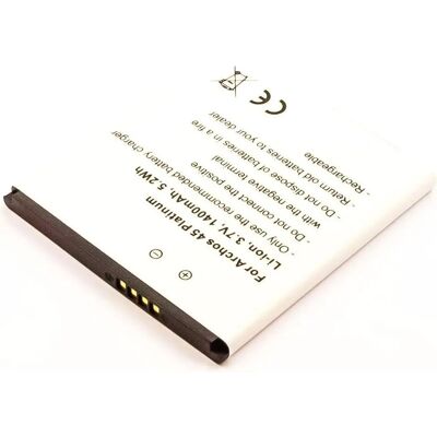 AGI Akku für Archos 45 Platinum - 1400mAh Smartphone Akku AGI Akku für Archos 45 Platinum - 1400mAh Smartphone Akku