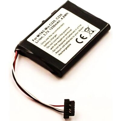 AGI - Becker SJM120 - Schwarz - 1250mAh Battery AGI - Becker SJM120 - Schwarz - 1250mAh Battery