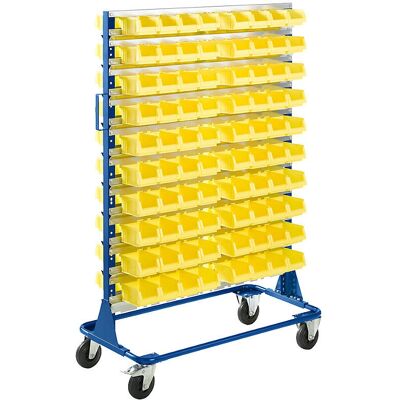 Kaiserkraft Estantería Móvil - Altura 1588mm, 160 Cajas Kaiserkraft Estantería Móvil - Altura 1588mm, 160 Cajas
