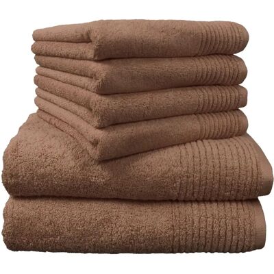 Dyckhoff Brillant Nuss 6-teiliges Handtuchset Dyckhoff Brillant Nuss 6-teiliges Handtuchset