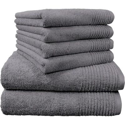 Dyckhoff Brillant Grau 6-teiliges Handtuch-Set Dyckhoff Brillant Grau 6-teiliges Handtuch-Set