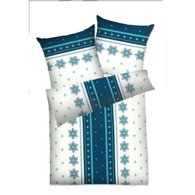 Dyckhoff Schneeflocke Grau Frottee Bettwäsche - 2-tlg. Set Dyckhoff Schneeflocke Grau Frottee Bettwäsche - 2-tlg. Set