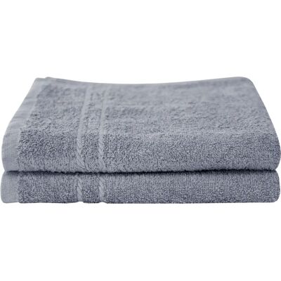 Dyckhoff Kristall - 2er Set Grau Baumwollhandtücher Dyckhoff Kristall - 2er Set Grau Baumwollhandtücher