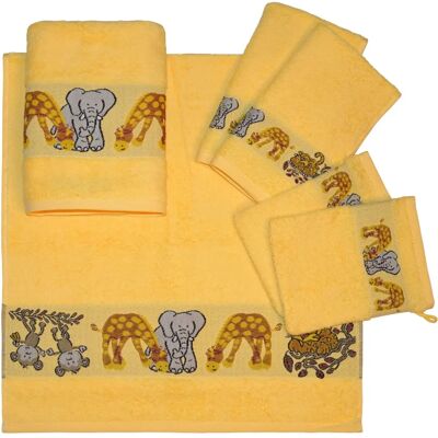 Dyckhoff Tier-Handtuch-Set Gelb Dyckhoff Tier-Handtuch-Set Gelb