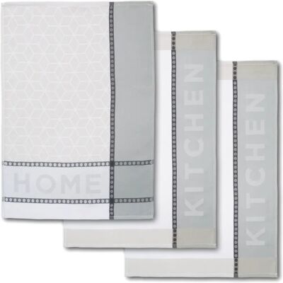 Dyckhoff Home & Kitchen Baumwoll Geschirrtuch-Set - 50x70cm Dyckhoff Home & Kitchen Baumwoll Geschirrtuch-Set - 50x70cm