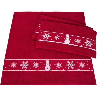 Dyckhoff Schneemann 3-teiliges Handtuch-Set - Winterzauber Dyckhoff Schneemann 3-teiliges Handtuch-Set - Winterzauber