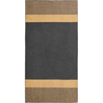 Dyckhoff Zwei-Töne Streifen Saunatuch - 100x200cm, Gold Dyckhoff Zwei-Töne Streifen Saunatuch - 100x200cm, Gold