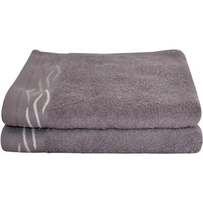 Dyckhoff Wave Grau Handtuch - Handtuch Dyckhoff Wave Grau Handtuch - Handtuch