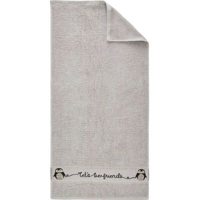 DYCKHOFF Pinguin Silber Handtuch - Badetuch DYCKHOFF Pinguin Silber Handtuch - Badetuch