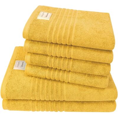 Dyckhoff Bio-Gelbes Handtuch-Set - Bad- & Handtücher Dyckhoff Bio-Gelbes Handtuch-Set - Bad- & Handtücher