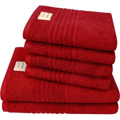 Dyckhoff Bio-Baumwolle Lila Handtuch-Set - Badezimmer & Handtücher Dyckhoff Bio-Baumwolle Lila Handtuch-Set - Badezimmer & Handtücher