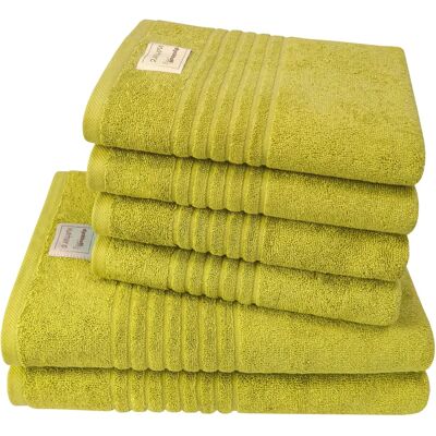 Dyckhoff Nature Kiwi Handtuch-Set 6-teilig Dyckhoff Nature Kiwi Handtuch-Set 6-teilig