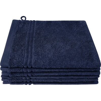 DYCKHOFF Nature - blau - 16 x 21 cm - organische Baumwolle - washcloth DYCKHOFF Nature - blau - 16 x 21 cm - organische Baumwolle - washcloth