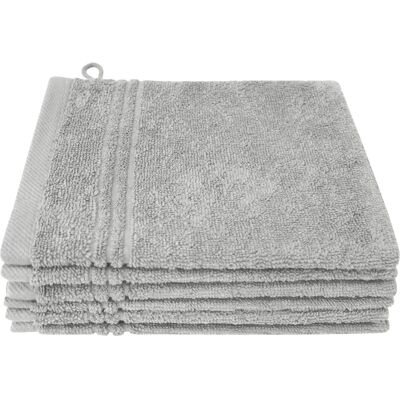 DYCKHOFF - Nature - Silber - wash glove and cloth DYCKHOFF - Nature - Silber - wash glove and cloth