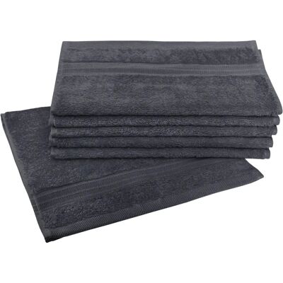 Dyckhoff Siena Gästetuch - 6 stk, 30x50cm, Grau Dyckhoff Siena Gästetuch - 6 stk, 30x50cm, Grau