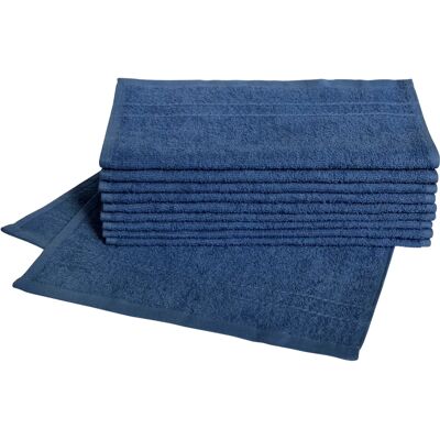 Dyckhoff Kristall Gästehandtuch - 10er Pack, 30x50cm, Marineblau Dyckhoff Kristall Gästehandtuch - 10er Pack, 30x50cm, Marineblau
