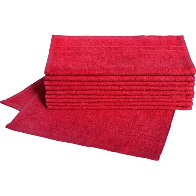 Dyckhoff Kristall 30x50cm Rote Handtücher - Handtücher Dyckhoff Kristall 30x50cm Rote Handtücher - Handtücher