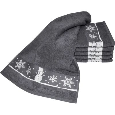 Dyckhoff Schneemann Gästetuch - Wintermotiv - 6 Stück Dyckhoff Schneemann Gästetuch - Wintermotiv - 6 Stück