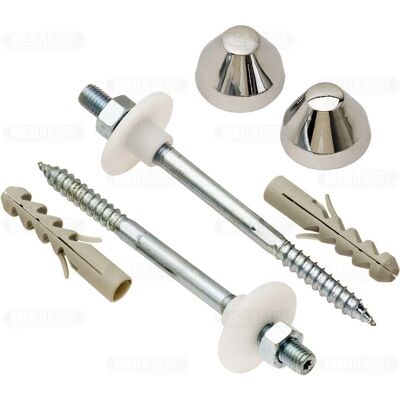 Duravit Universal Befestigung für Wand-Bidet und WC - Chrom & Stahl Duravit Universal Befestigung für Wand-Bidet und WC - Chrom & Stahl