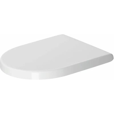 Duravit Starck3 Weiß WC-Sitz - Edelstahl-Scharnier Duravit Starck3 Weiß WC-Sitz - Edelstahl-Scharnier