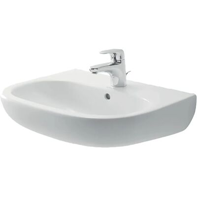 Duravit D-Code Waschbecken - 1 Loch - Weiß Duravit D-Code Waschbecken - 1 Loch - Weiß