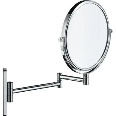 Duravit D-Code Chromen Make-up Spiegel - 3x Vergroting - Wandmontage Duravit D-Code Chromen Make-up Spiegel - 3x Vergroting - Wandmontage