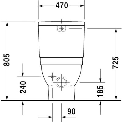 Duravit Starck 3 Spülkasten - Dual-Flush, Weiß Duravit Starck 3 Spülkasten - Dual-Flush, Weiß
