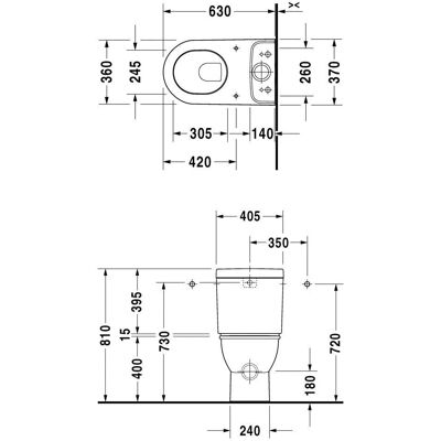 Duravit Darling Neue Spülkasten - Weiß - 6/3L Doppelspülung Duravit Darling Neue Spülkasten - Weiß - 6/3L Doppelspülung