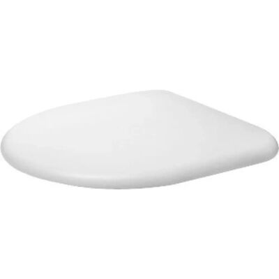 Duravit Model 006961 - Șoarece de toaletă alb cu balamale din oțel inoxidabil Duravit Model 006961 - Șoarece de toaletă alb cu balamale din oțel inoxidabil