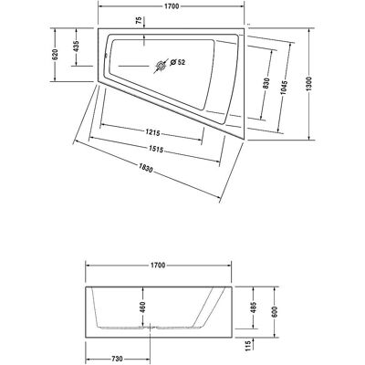 Duravit Modell 700267 Eckbadewanne Rechts - Bad Duravit Modell 700267 Eckbadewanne Rechts - Bad