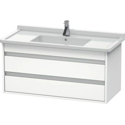 Duravit Ketho Wandhängender Waschtischunterschrank - 2 Schubkästen, 1000mm, Weiß Matt Duravit Ketho Wandhängender Waschtischunterschrank - 2 Schubkästen, 1000mm, Weiß Matt