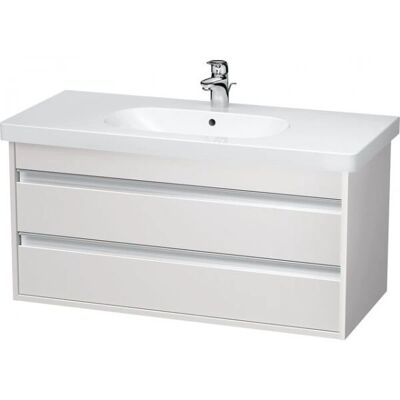 Duravit Ketho Waschtischunterbau - 2 Schubladen Weiß Matt - 1000mm Duravit Ketho Waschtischunterbau - 2 Schubladen Weiß Matt - 1000mm