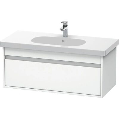 Duravit Ketho Módulo de lavabo empotrado - Blanco Mate, 1000mm, 1 cajón, Código D Duravit Ketho Módulo de lavabo empotrado - Blanco Mate, 1000mm, 1 cajón, Código D