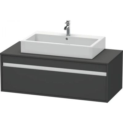 Duravit Ketho Wandhängender Waschtischunterschrank - Graphit Matt - 1200mm Duravit Ketho Wandhängender Waschtischunterschrank - Graphit Matt - 1200mm